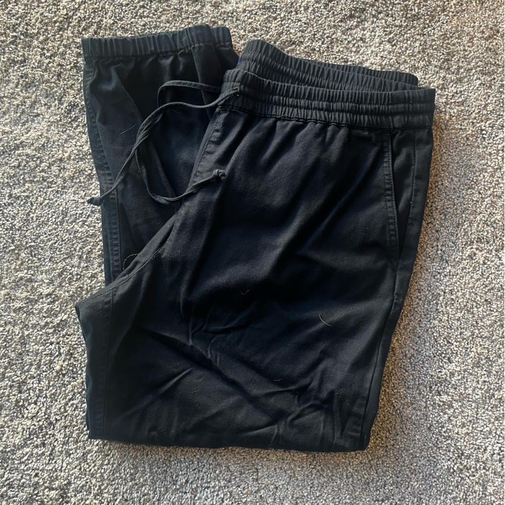 J. Crew Black Drawstring Pants